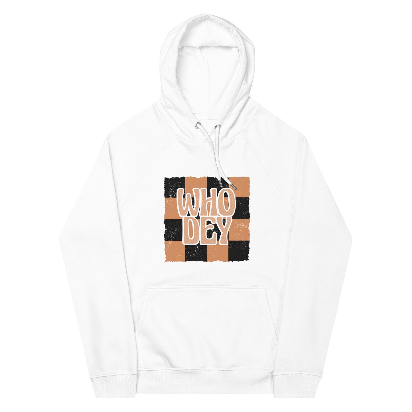 Who Dey Checkered Hoodie