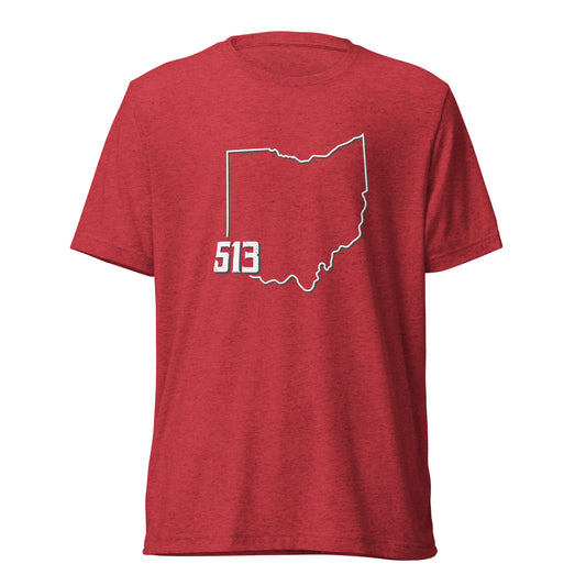 Rooted in Ohio 513 Tee